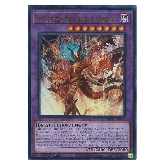 Invoked Magistus Omega - BPRO-EN100 - Ultra Rare - 1st Edition
