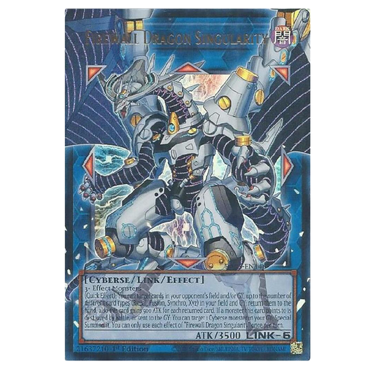 Firewall Dragon Singularity (Overframe) - RA05-EN146 - Ultra Rare - 1st Edition