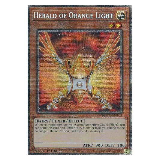 Herald of Orange Light - BLMM-EN103 - Starlight Rare - 1st Edition