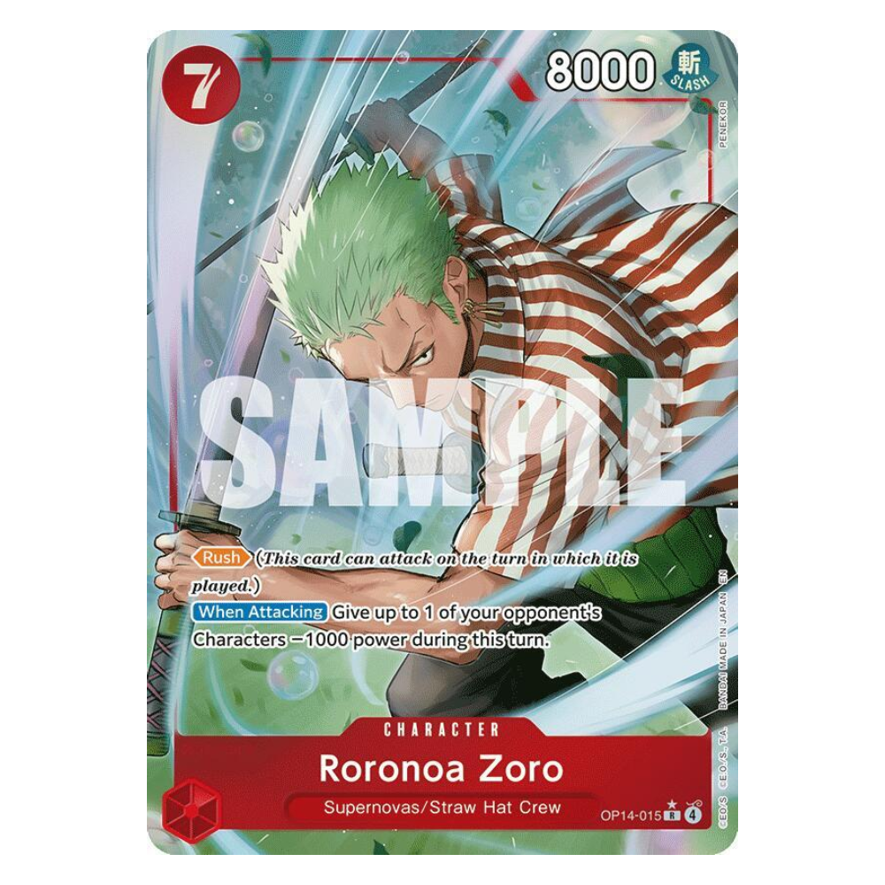Roronoa Zoro (Alternative Art) - OP14-015 - R - 1st Edition