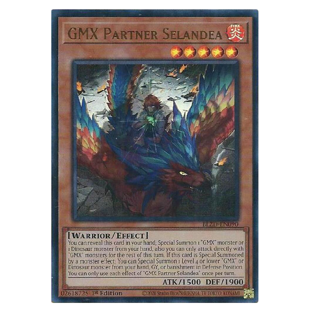 GMX Partner Selandea - BLZD-EN090 - Ultra Rare - 1st Edition