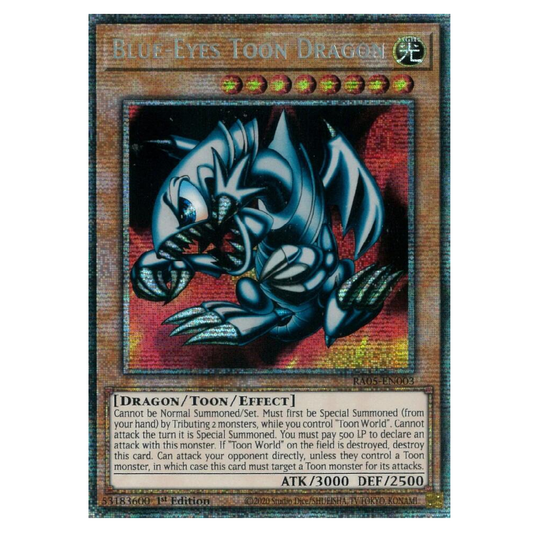 Blue-Eyes Toon Dragon - RA05-EN003 - Starlight Rare - 1st Edition