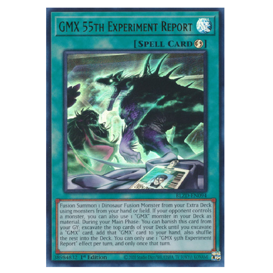GMX 55th Experiment Report - BLZD-EN094 - Ultra Rare - 1st Edition