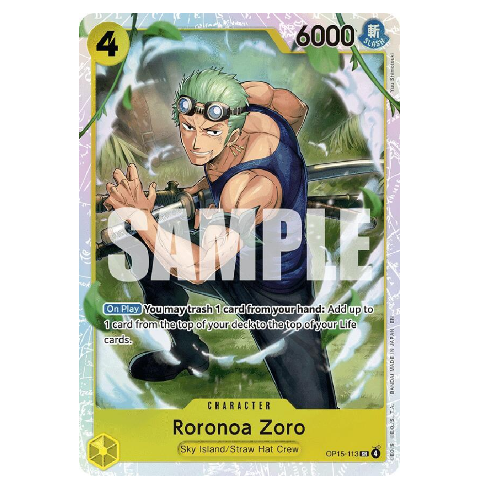 Roronoa Zoro - OP15-113 - SR - 1st Edition