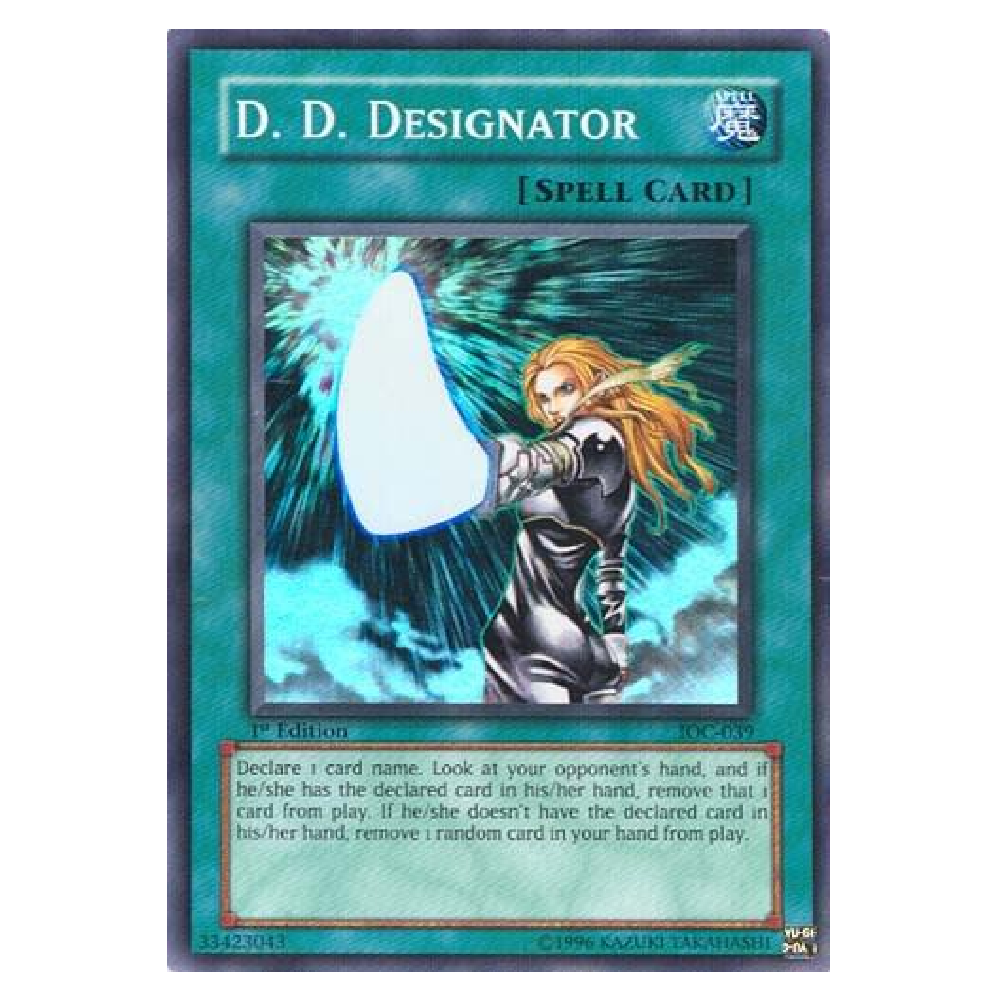 D.D. Designator - IOC-039 - Super Rare - Unlimited Edition