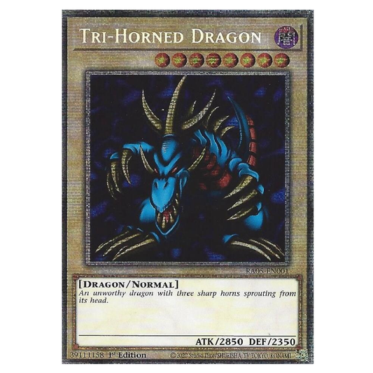 Tri-Horned Dragon - RA05-EN001 - Starlight Rare - 1st Edition