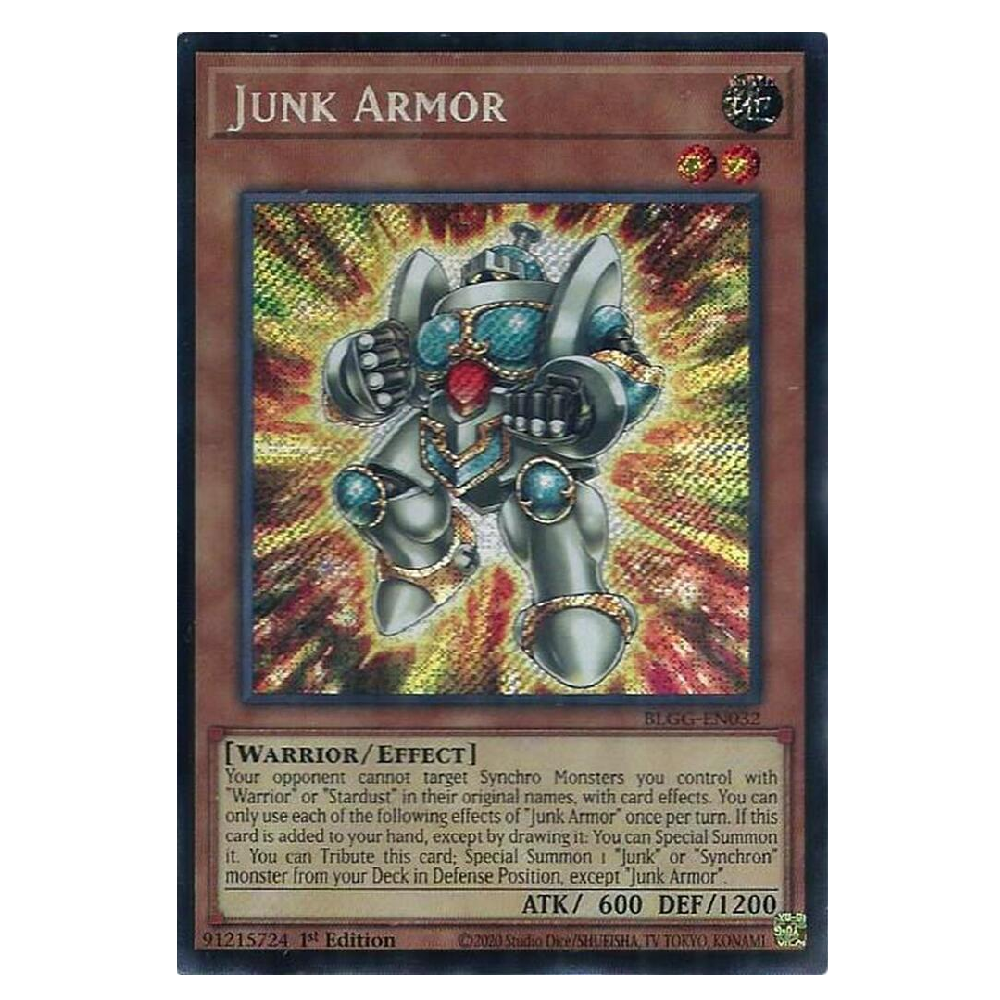 Junk Armor - BLGG-EN032 - Secret Rare - 1st Edition