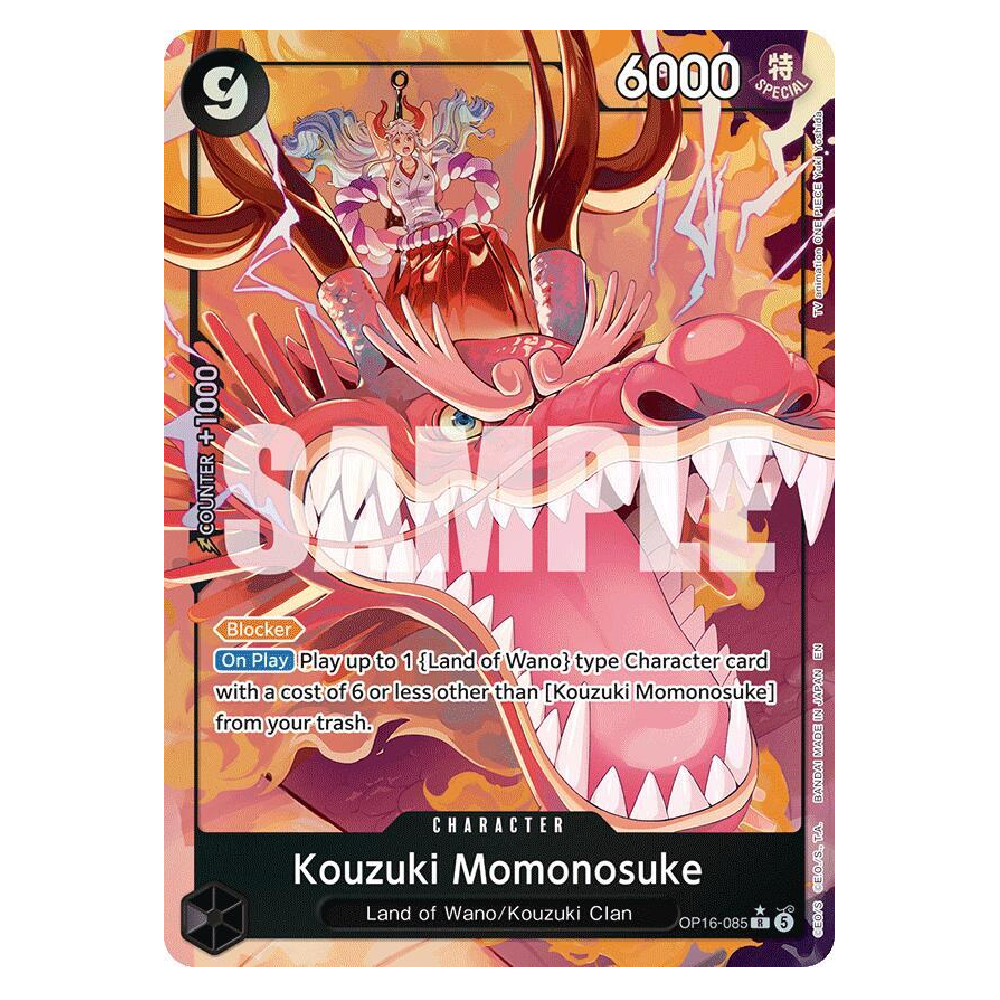 Kouzuki Momonosuke (Alt Art) - OP16-085 - R - 1st Edition