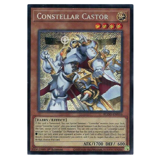 Constellar Castor - BLGG-EN016 - Secret Rare - 1st Edition