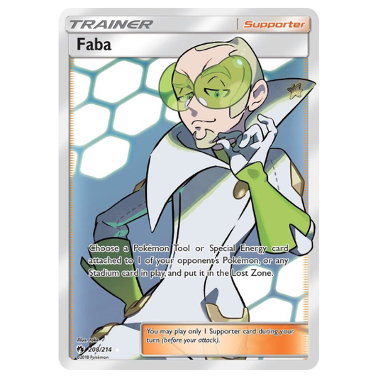Faba - 208/214 - Ultra Rare - 1st Edition