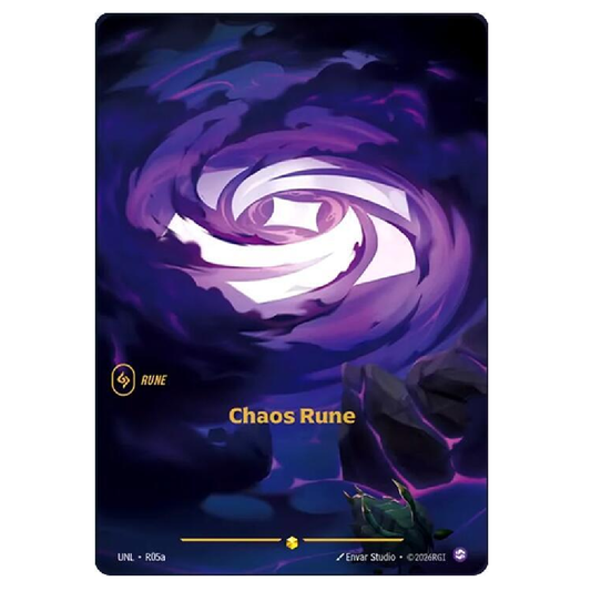 Chaos Rune (Alt Art) - UNL R05a - Showcase - 1st Edition
