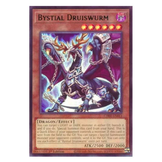 Bystial Druiswurm - CH01-EN013 - Ultra Rare - 1st