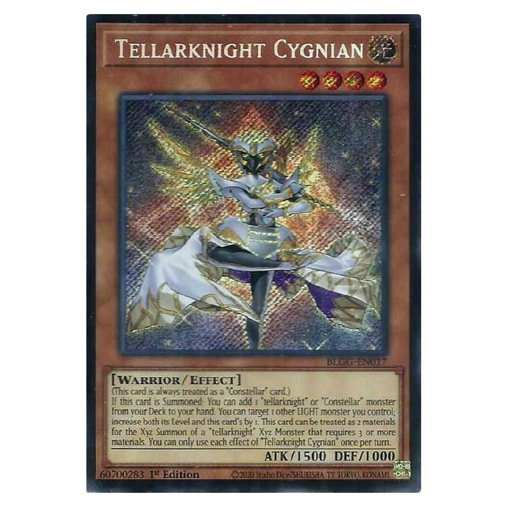 Tellarknight Cygnian - BLGG-EN017 - Secret Rare - 1st Edition