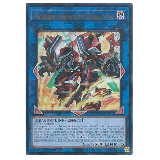 Borrelshroud Dragon - BPRO-EN047 - Ultra Rare - 1st Edition