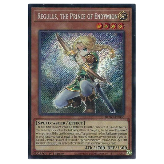 Regulus, the Prince of Endymion - BLGG-EN050 - Secret Rare - 1st Edition