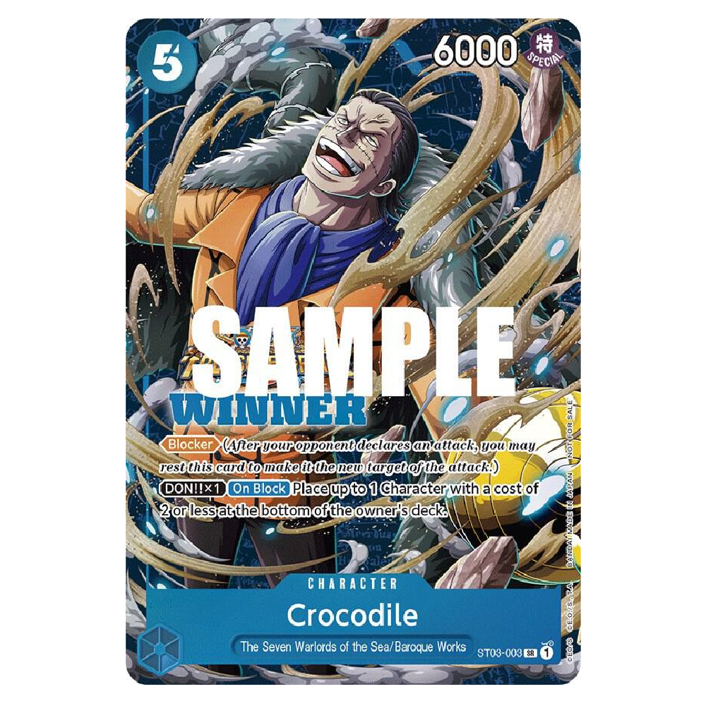 Crocodile (Winner Pck Vol.5) - ST03-003 - SR - 1st Edition
