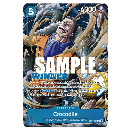 Crocodile (Winner Pack Vol.5) - ST03-003 - SR - 1st Edition