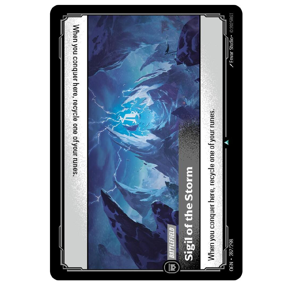 Sigil of the Storm (Foil) - OGN 287/298 - Uncommon - 1st Edition