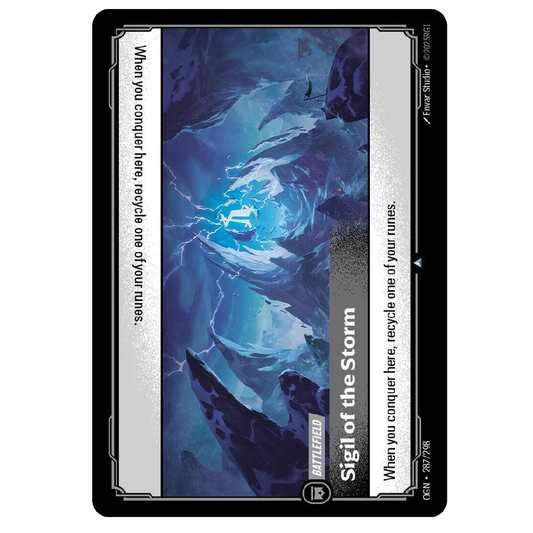 Sigil of the Storm (Foil) - OGN 287/298 - Uncommon - 1st Edition