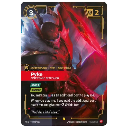 Pyke Dockside Butcher (Alt Art) - UNL 028a/219 - Showcase - 1st Edition