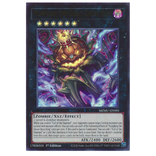 Pumpking the Great Ghost King - MZMU-EN005 - Ultra Rare - 1st Edition