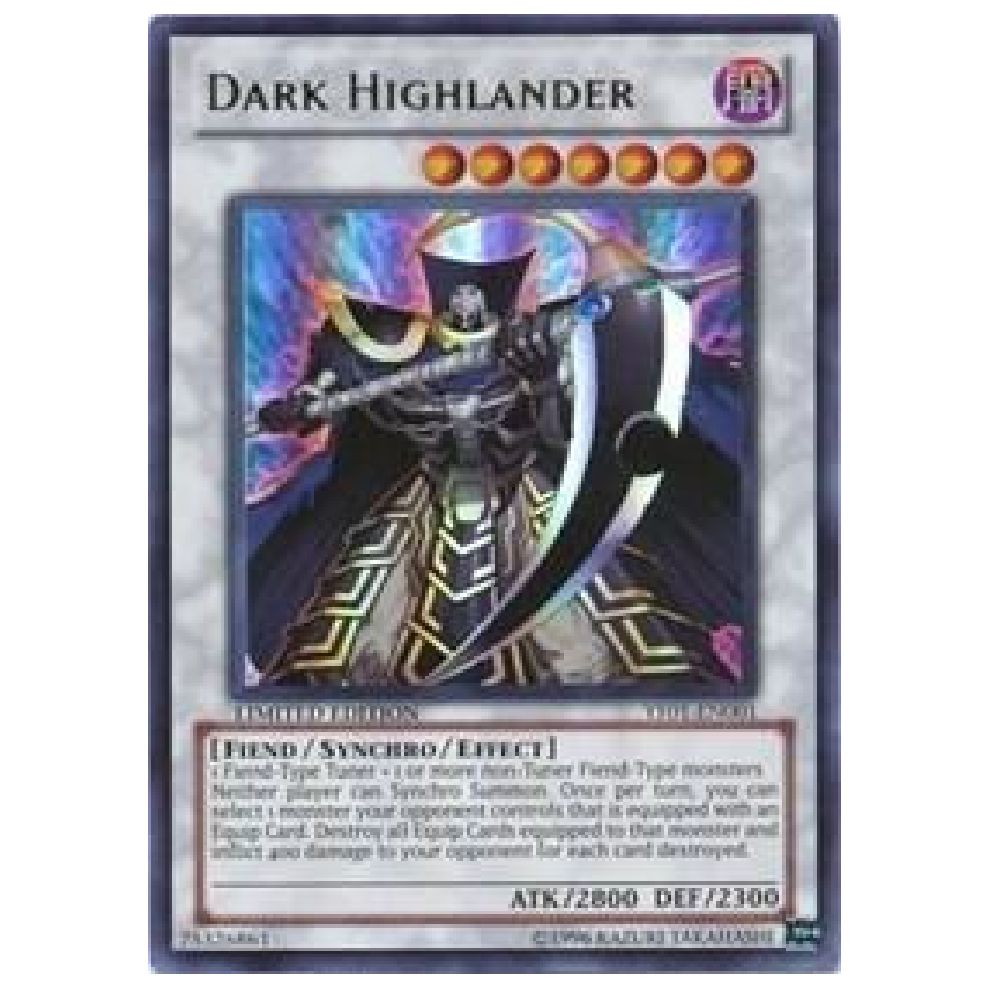 Dark Highlander - YF01-EN001 - Ultra Rare - Limited Edition