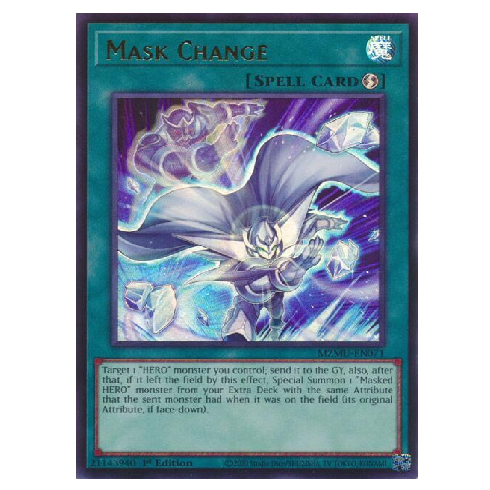 Mask Change - MZMU-EN071 - Ultra Rare - 1st Edition