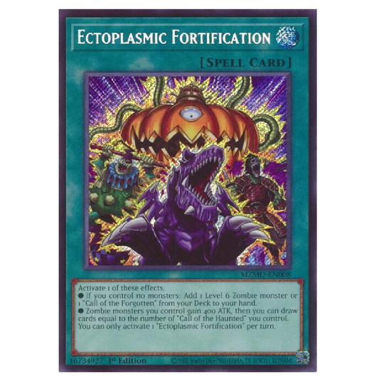 Ectoplasmic Fortification - MZMU-EN008 - Secret Rare - 1st Edition