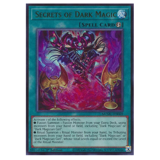 Secrets of Dark Magic - MZMU-EN069 - Ultra Rare - 1st Edition