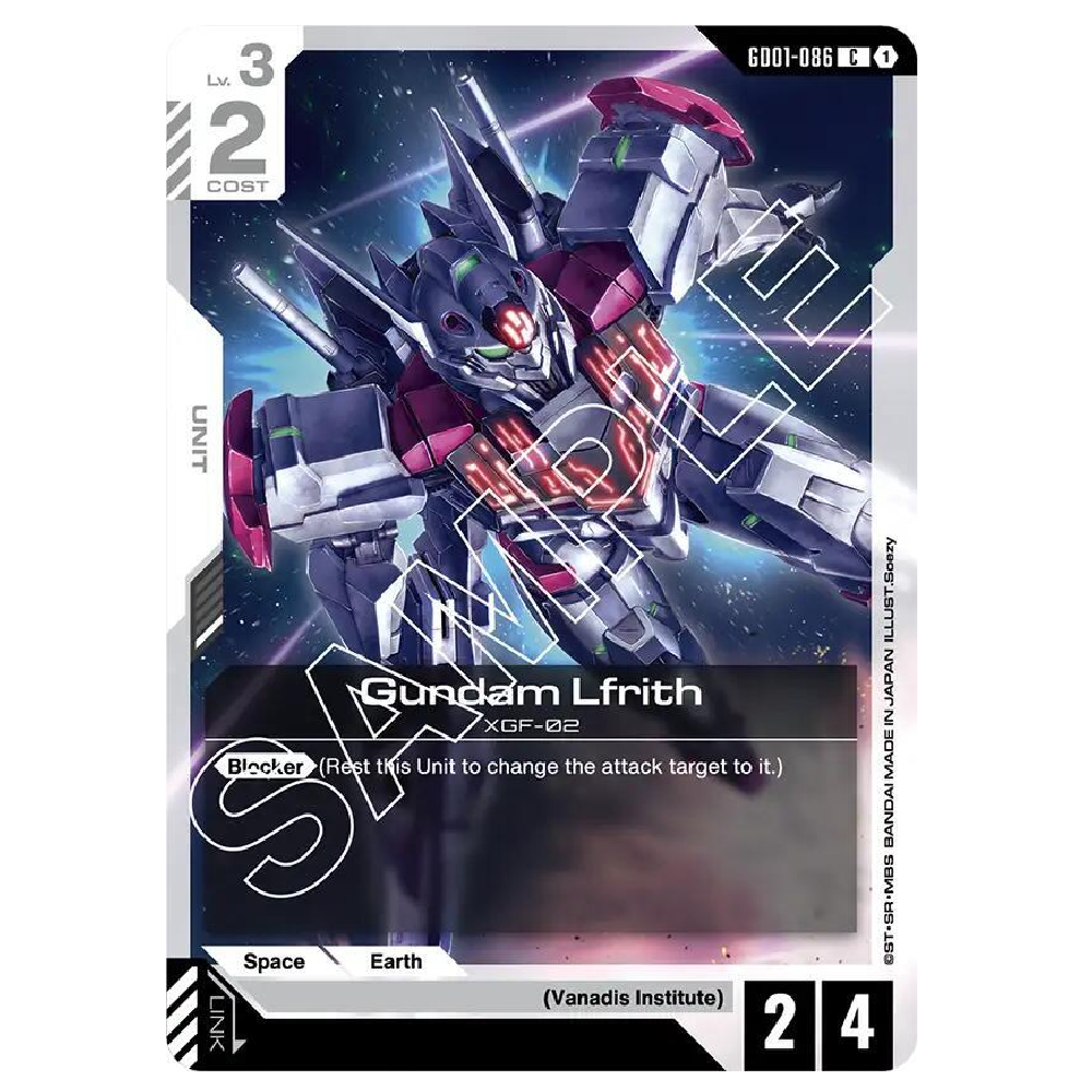 Gundam Lfrith - GD01-086 - C - 1st Edition