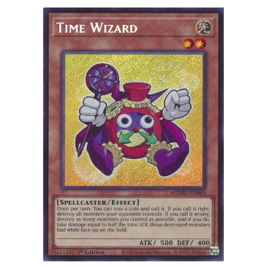 Time Wizard - MZMU-EN060 - Secret Rare - 1st Edition