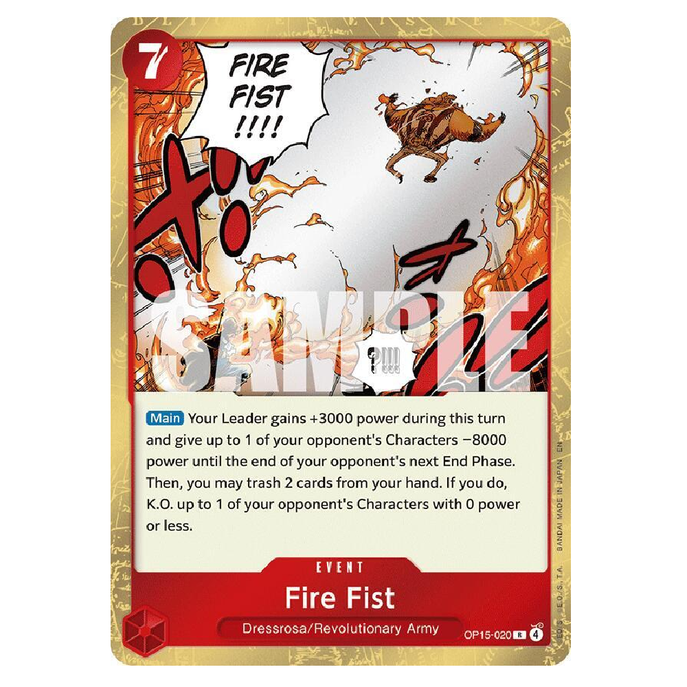 Fire Fist - OP15-020 - R - 1st Edition