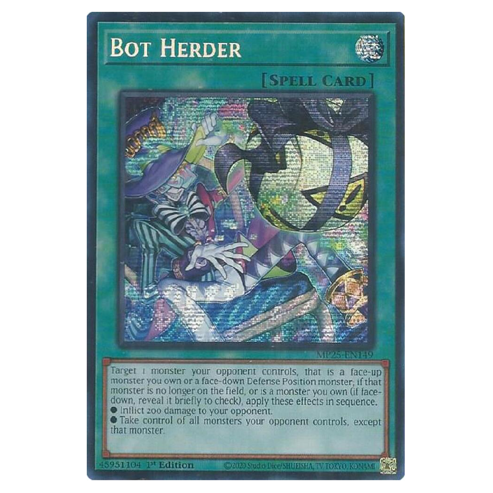 Bot Herder - MP25-EN149 - Prismatic Secret Rare - 1st Edition