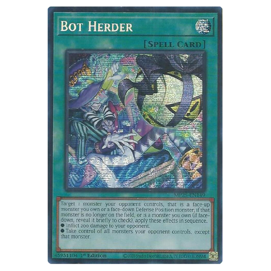 Bot Herder - MP25-EN149 - Prismatic Secret Rare - 1st Edition