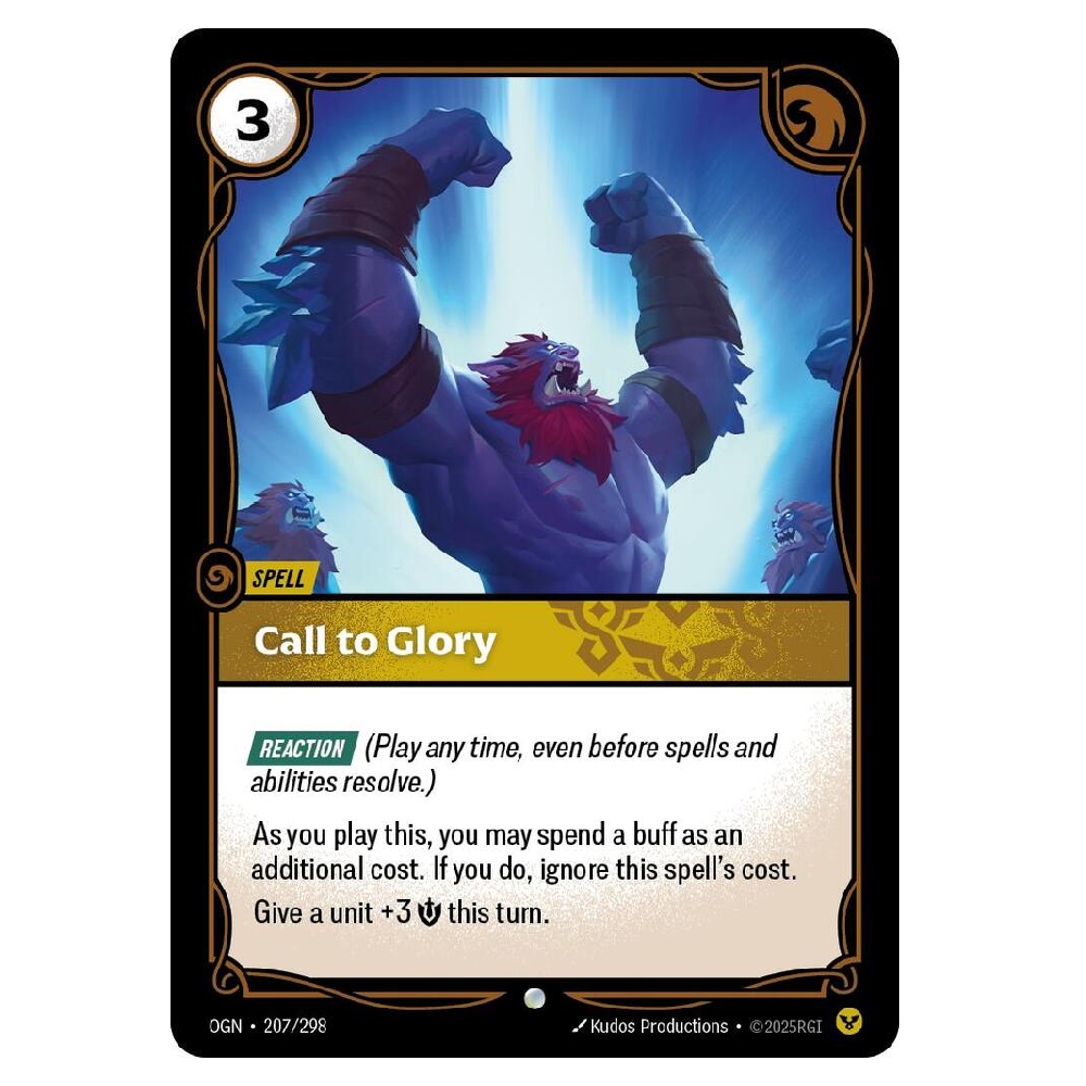 Call to Glory (Foil) - OGN 207/298 - Common - 1st Edition
