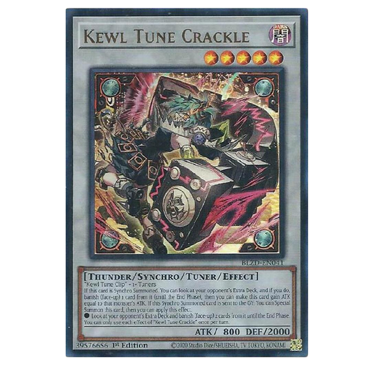 Kewl Tune Crackle - BLZD-EN041 - Ultra Rare - 1st Edition