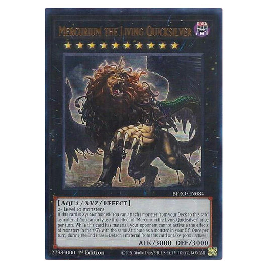 Mercurium the Living Quicksilver - BPRO-EN084 - Ultra Rare - 1st Edition