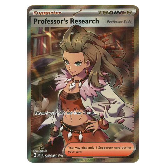 Professor's Research (Professor Sada) - SVI 240/198 - Ultra Rare - 1st Edition