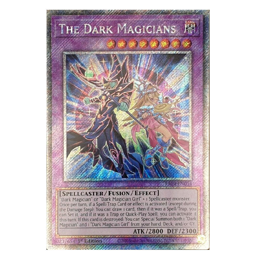 The Dark Magicians - RA04-EN054 - Platinum Secret Rare - 1st Edition