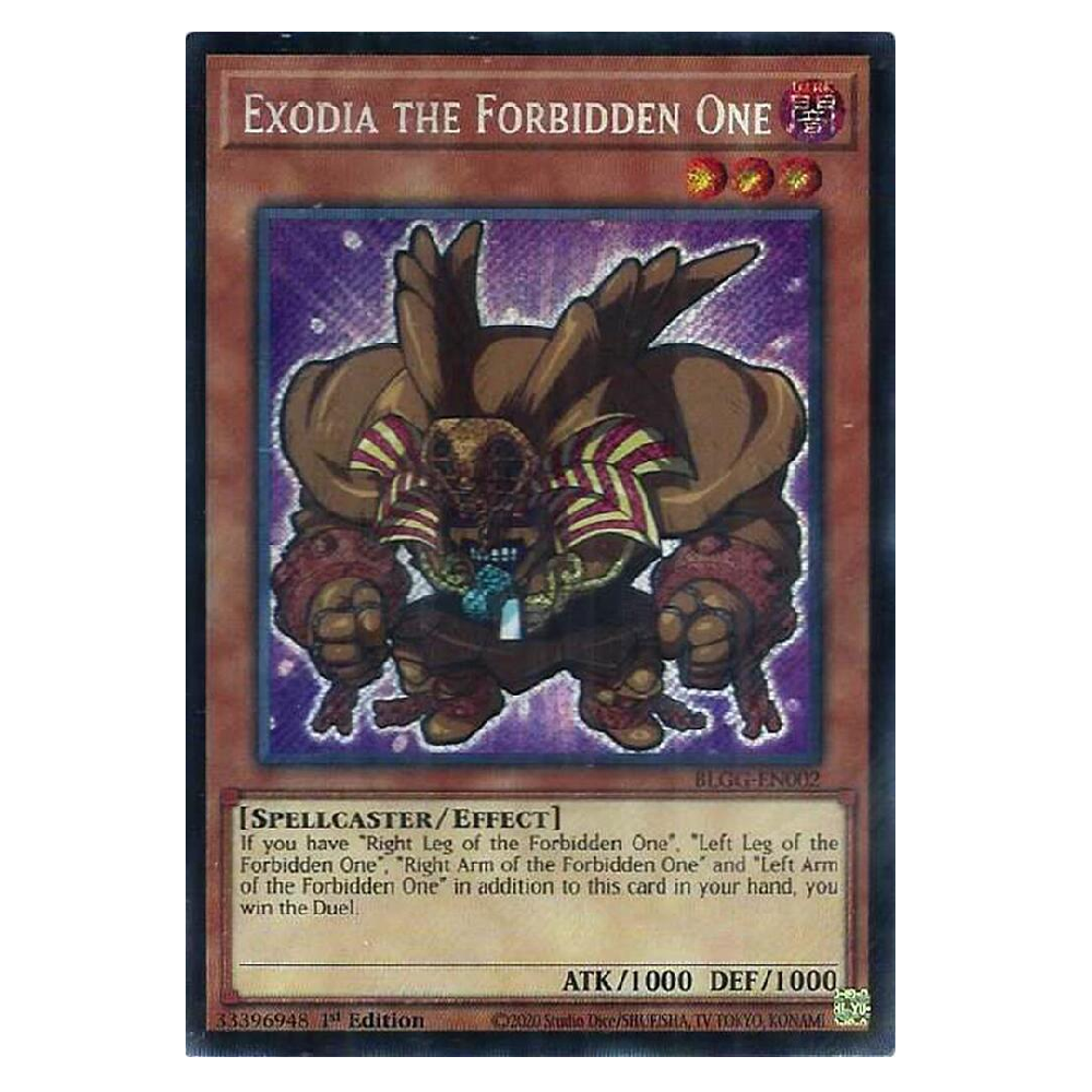 Exodia the Forbidden One - BLGG-EN002 - Secret Rare - 1st Edition