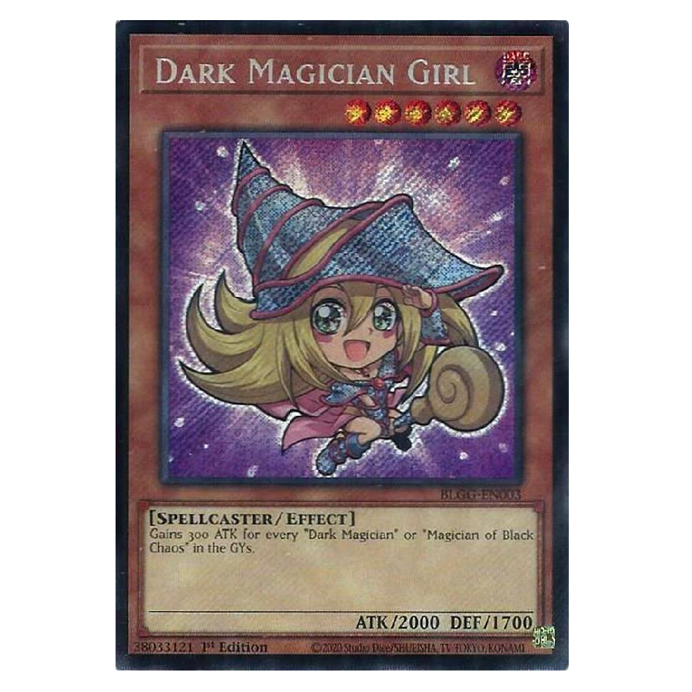 Dark Magician Girl - BLGG-EN003 - Secret Rare - 1st Edition