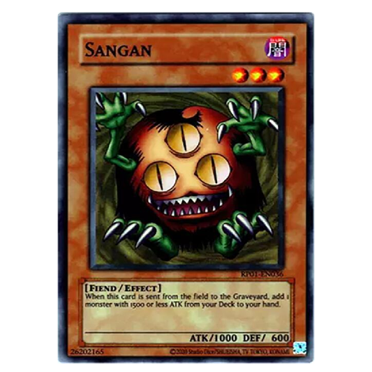 Sangan (2020 Date Reprint) - RP01-EN036 - Super Rare - Unlimited Edition