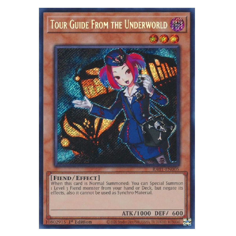 Tour Guide From the Underworld - RA01-EN005 - Secret Rare - 1st Edition