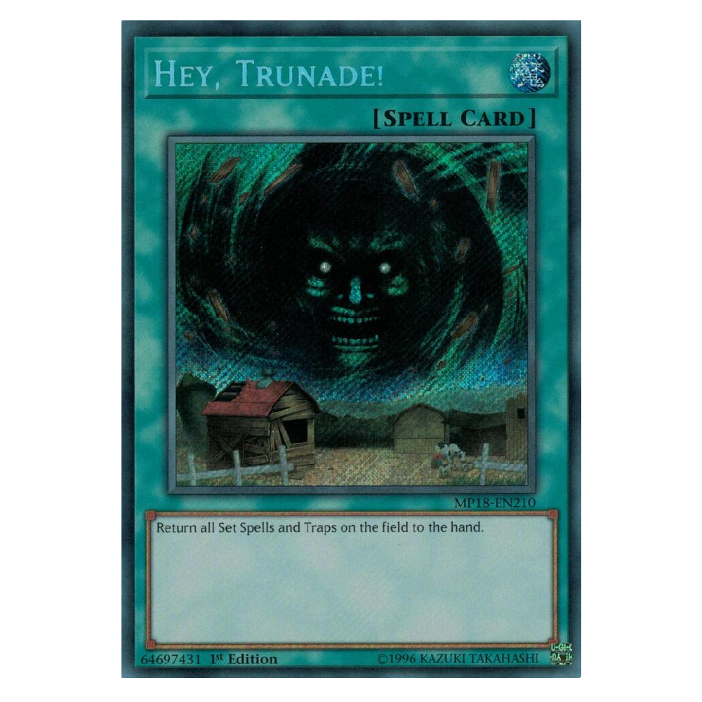 Hey, Trunade! - MP18-EN210 - Secret Rare - 1st Edition