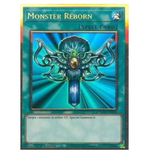 Monster Reborn - MAGO-EN045 - Premium Gold Rare - 1st Edition