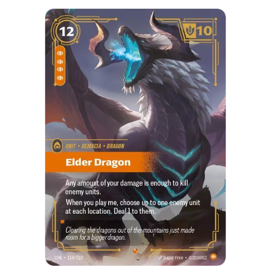 Elder Dragon - UNL 118/219 - Epic - 1st Edition