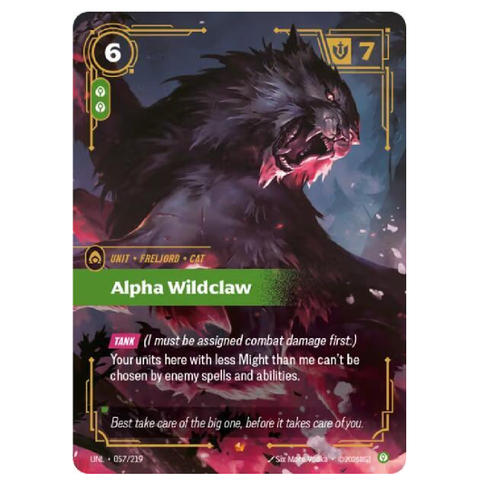 Alpha Wildclaw - UNL 057/219 - Epic - 1st Edition