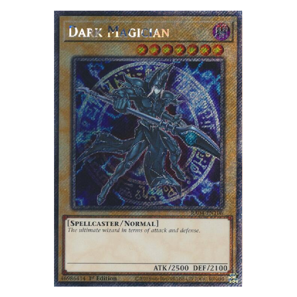 Dark Magician (7th Art) - RA04-EN106 - Platinum Secret Rare - 1st Edition