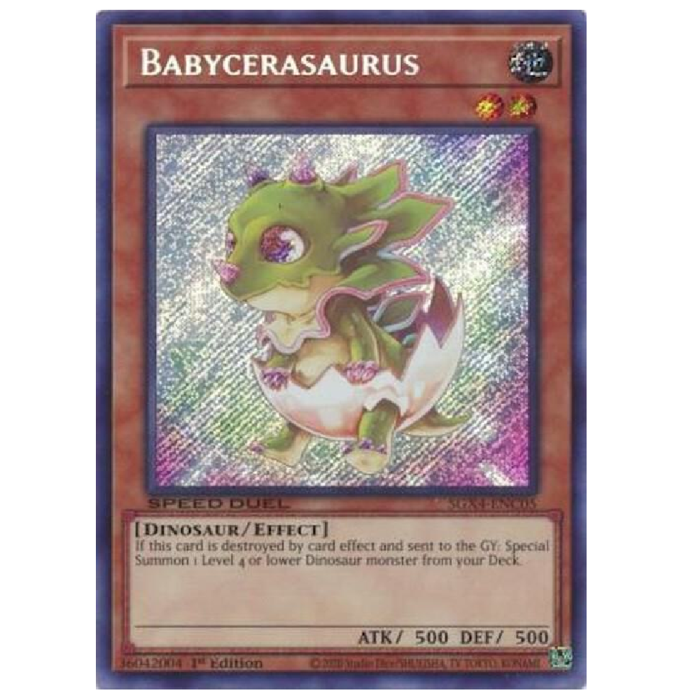 Babycerasaurus - SGX4-ENC05 - Secret Rare - 1st Edition