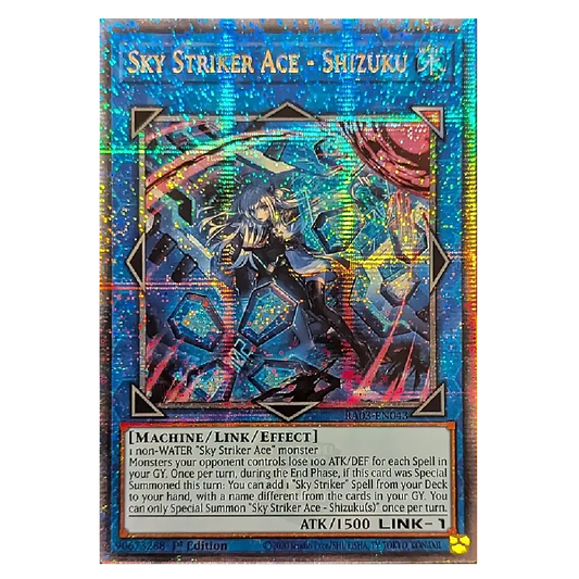 Sky Striker Ace - Shizuku (Alt Art) - L26D-ENS26 - Starlight Rare - 1st Edition